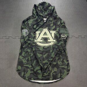Auburn Tigers Womens Camo Hoodie S By Colosseum 100% Cotton With OHT Military De